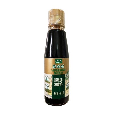 太太乐原味鲜头道特级鲜酱油100ml/瓶清蒸点蘸炒菜图4