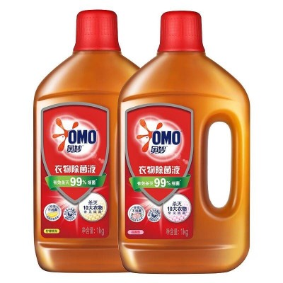 奥妙柠檬衣物除菌液1kg* 2瓶图2