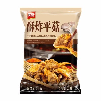 美好酥炸平菇1kg图2