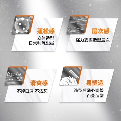 欧莱雅男士哑光发泥自然塑型发蜡强力定型持久蓬松造型细软发质图3