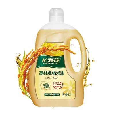 长寿花稻米油非转基因压榨一级5L/桶图2