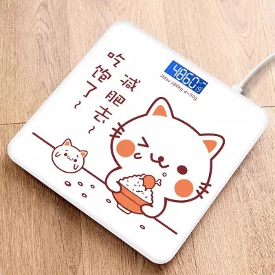 创意抖音同款懒人神器家庭小百货居家生活日用品实用充电迷电子秤图2