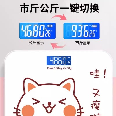 创意抖音同款懒人神器家庭小百货居家生活日用品实用充电迷电子秤图4