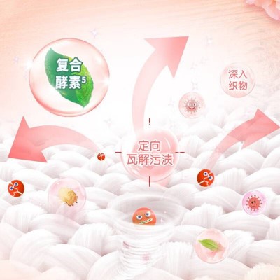 奥妙(0MO)玫瑰护色洗衣凝珠336G天然酵素柔软护衣持久留香图3