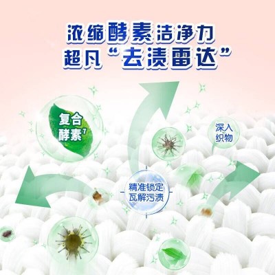 奥妙(0MO)玫瑰护色洗衣凝珠336G天然酵素柔软护衣持久留香图5