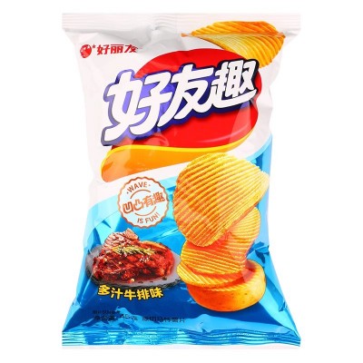 好丽友（orion）好友趣薯片韩国泡菜蜂蜜黄油【5袋】韩国泡菜味×45g图4