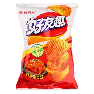 好丽友（orion）好友趣薯片韩国泡菜蜂蜜黄油【5袋】韩国泡菜味×45g图5