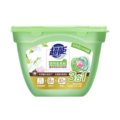 超能植沐悦色洗衣凝珠18颗三腔270g图6