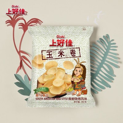 上好佳休闲零食薯片多口味随意搭配组合零食办公室零食礼包鲜虾片40g*4图2