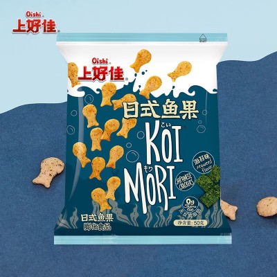 上好佳休闲零食薯片礼包日式鱼果海苔40g*1图5