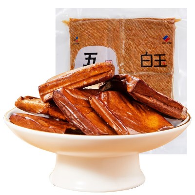 白玉豆制品豆腐干素食真空五香干炒菜烹饪开袋即食 五香干 150g *4袋图5