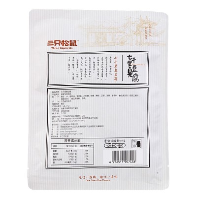 三只松鼠七千里臭豆腐120g*10袋图3