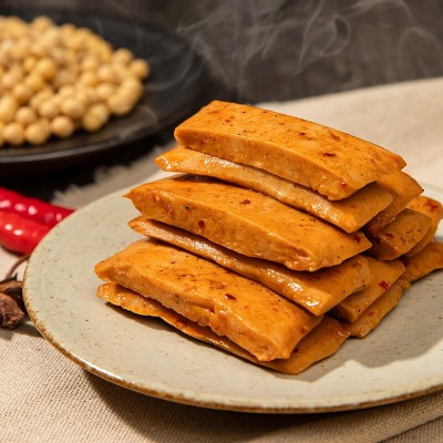 三只松鼠（Three Squirrels）Q滑豆干(约60包) 300g*1箱图2