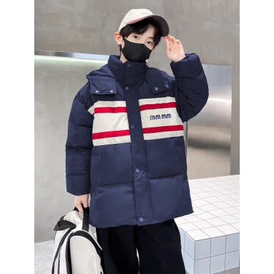 BOBOELEPHANT/泡泡象藏青儿童装男童冬季羽绒棉服新款棉衣冬装大童外套棉袄加厚秋冬款图4