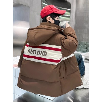 BOBOELEPHANT/泡泡象棕色儿童装男童冬季羽绒棉服新款棉衣冬装大童外套棉袄加厚秋冬款图4