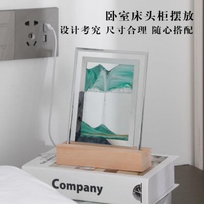 公司年会礼品定制logo送客户创意流沙画摆件学生奖品员工生日礼物图4