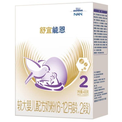 雀巢 (Nestle) 舒宜能恩2段 婴儿A2奶粉 原雀巢能恩升级  400g图3