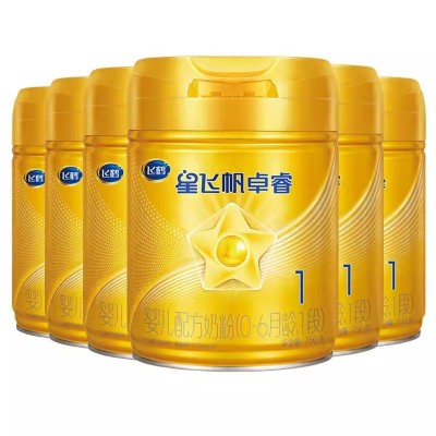 飞鹤 星飞帆卓睿0-6个月婴儿配方奶粉听装1段 乳铁蛋白 750g*6罐图5