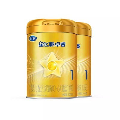 飞鹤 星飞帆卓睿0-6个月婴儿配方奶粉小罐装1段 乳铁蛋白 300g*2罐图2