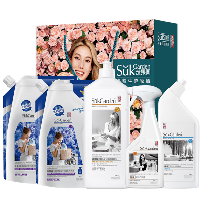 蔬果园(SUKGARDEN) 家庭除菌清洁5件套礼盒装图2