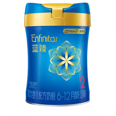 美赞臣蓝臻 2段 较大婴儿配方奶粉罐装（6-12月龄适用）820g*3罐图2