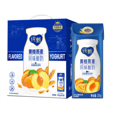 蒙牛纯甄黄桃燕麦风味酸奶 200g10图3