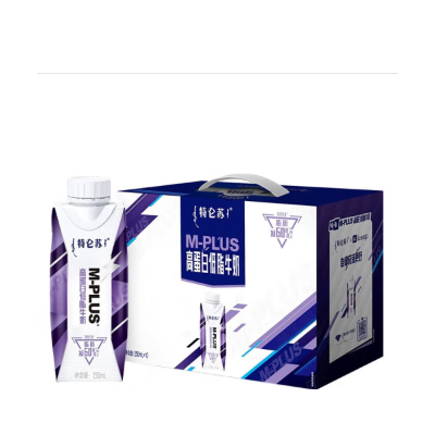 蒙牛特仑苏M-PLUS高蛋白低脂牛奶 250ml10图1