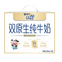 蒙牛未来星双原生纯牛奶 190ml*12盒/箱