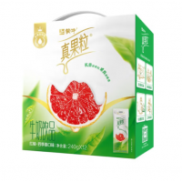 蒙牛真果粒红柚四季春口味酸奶饮品 240g*12瓶/箱