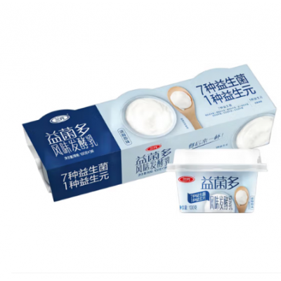三元 益菌多复合益生菌原味杯装风味发酵乳 酸牛奶 100g*3杯*12/箱图4