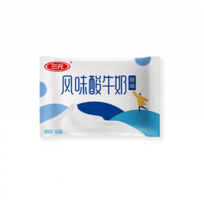 三元 原味 风味酸奶酸牛奶 袋酸奶 180g*15/箱图4