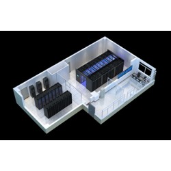 南京三甲医院机房可视化效果图制作|立体户型布置图渲染图1