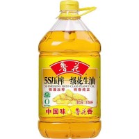 鲁花花生油5S压榨一级花生油3.68L