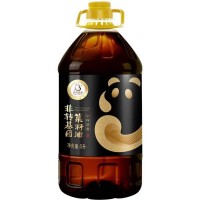 天府菜油菜籽油小榨工艺 非转基因 浓香菜籽油5L