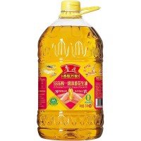 鲁花香飘万家高油酸花生油 铁罐装 5S物理压榨 油酸含量>75%5L