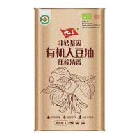 九三有机大豆油清香非转基因 有机压榨清香一级大豆油1L