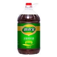 道道全浓香菜籽油一级压榨玉米油，非转基因物理压榨食用油4L