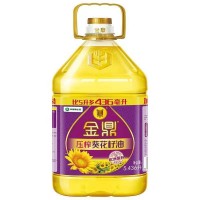 金鼎葵花籽油压榨葵花籽油5.436L