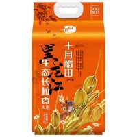 十月稻田生态长粒香大米 粒粒分明、弹润有嚼劲5kg