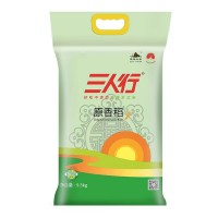 三人行原香稻好吃不贵的高端东北米真空9.5kg/袋