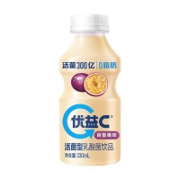 蒙牛优益C活菌型乳酸菌饮品 百香果味 330ml*12/箱