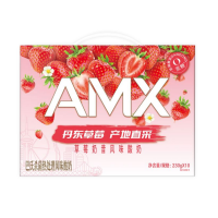 伊利安慕希AMX丹东草莓风味酸奶(箱装) 230g*10瓶/箱