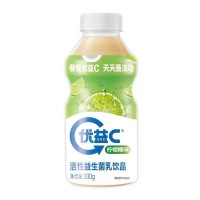 蒙牛优益C柠檬椰活性益生菌乳饮品 330g*12/箱