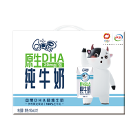 伊利QQ星DHA纯牛奶 195ml*12盒/箱