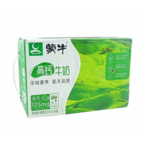 蒙牛高钙牛奶利乐包250ml×16盒整箱