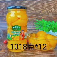 水果王子黄桃罐头1018g*12/箱