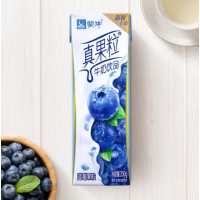 蒙牛真果粒牛奶饮品（蓝莓果粒）250g*12盒/箱
