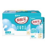 蒙牛 酸酸乳营养乳味饮品钙+锌利乐包 250ml×24包/箱