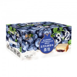 葡记蓝莓乳酸菌味吐司面包1kg礼盒装