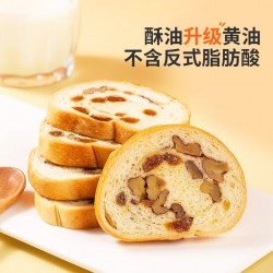 西域美农 新疆切片大列巴 坚果面包吐司整根切片装早餐特产 黄油切片列巴 400g图3